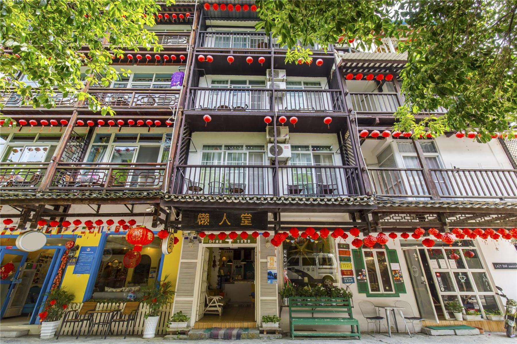 Lazzy Inn Yangshuo Exteriör bild